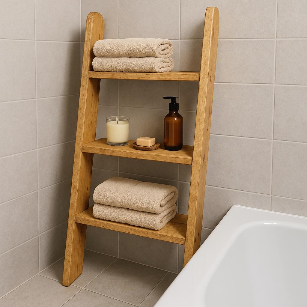 3 Tier Ladder Shelf